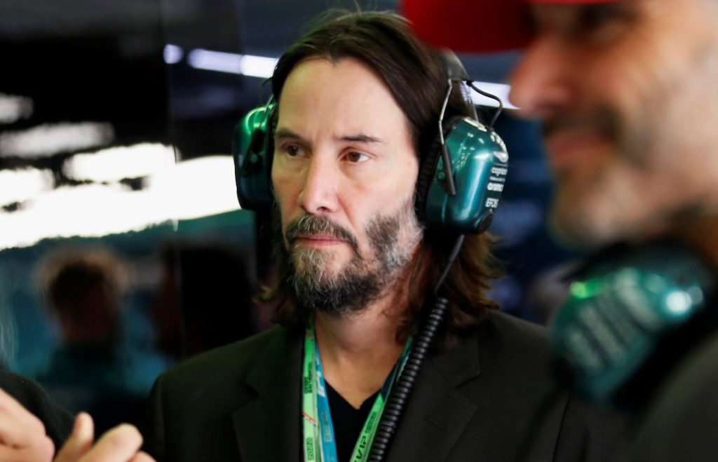 keanu reeves partners with disney to film f1 docuseries