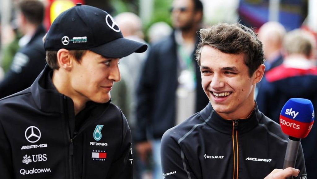 norris claims mercedes pressure has made russell lose his ‘fun’ personality