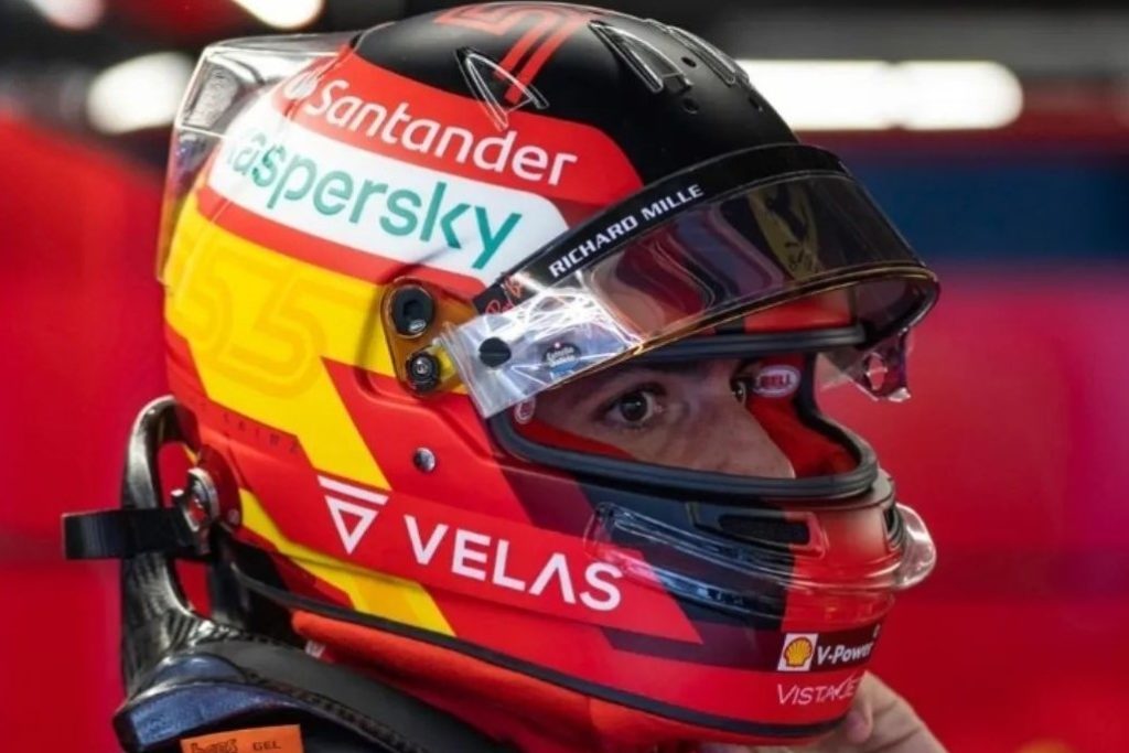 sainz hit with a ten-place grid penalty for pu element change