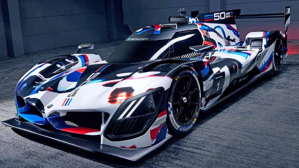 bmw returns to racing with m hybrid v8 hypercar set for le mans