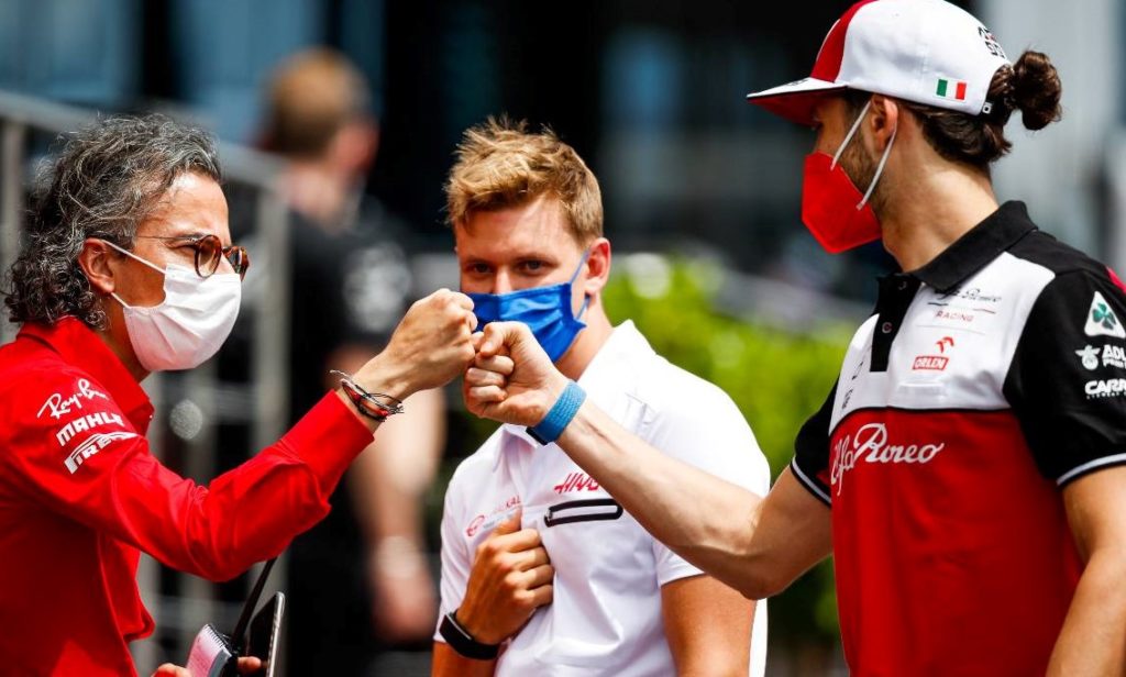 haas under criticism for offering giovinazzi schumacher’s run