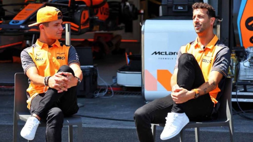 lando norris claims this year’s mclaren car suits ricciardo more