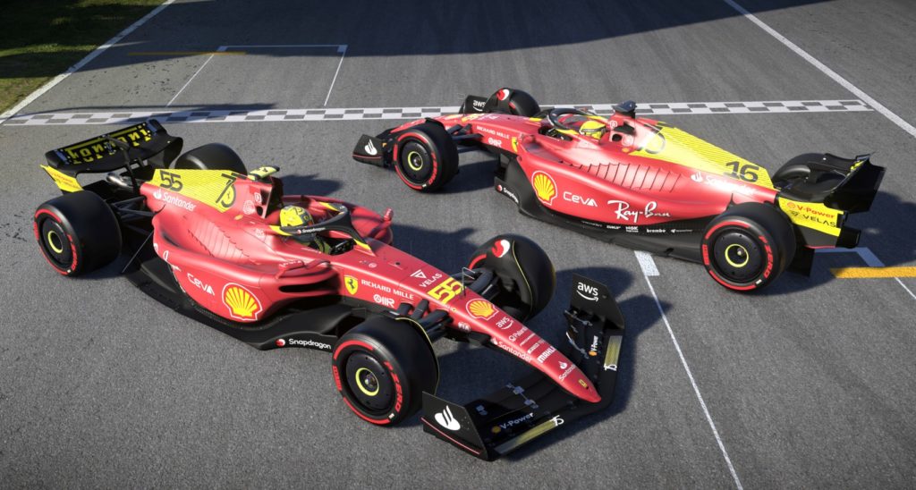f1 22 to feature ferrari’s yellow-themed livery