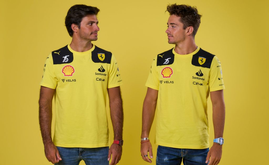 ferrari to have a yellow team theme for monza
