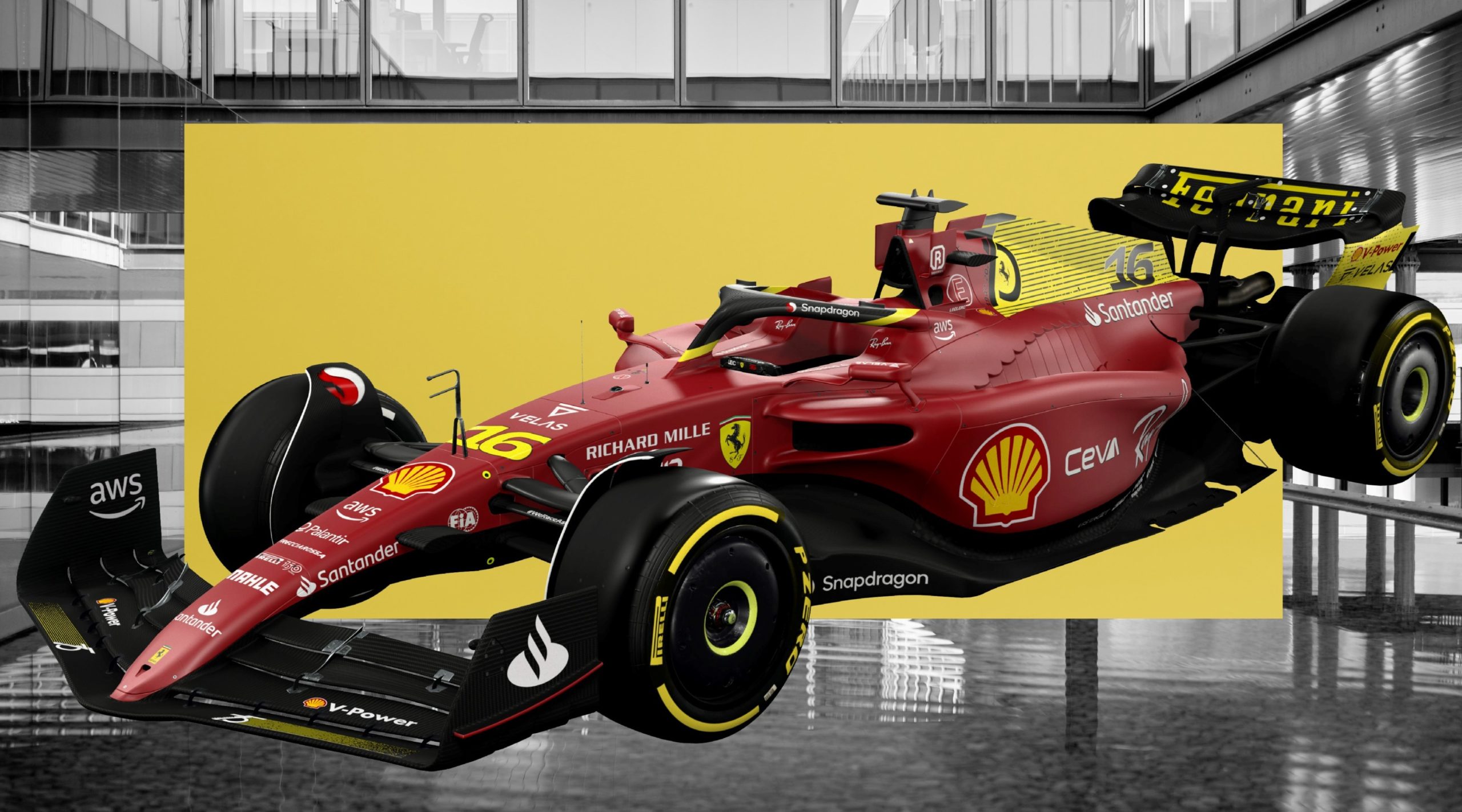 Ferrari unveils yellow themed livery for Italian Grand Prix scaled
