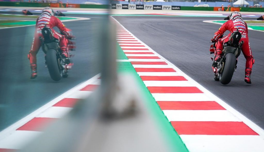 francesco bagnaia handed grid penalty for riding slow