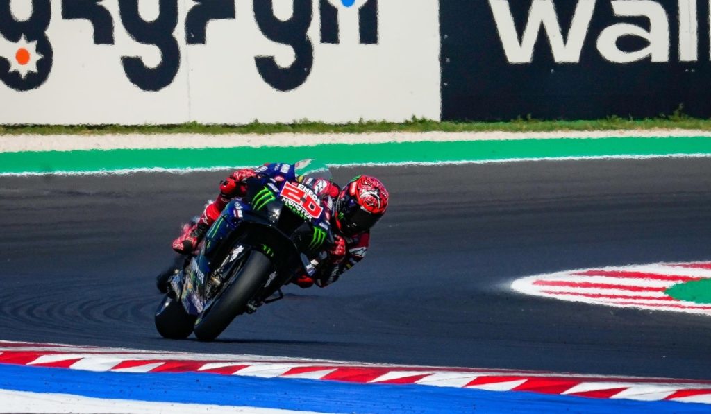 quartararo fastest in misano test as espargaro breaks finger