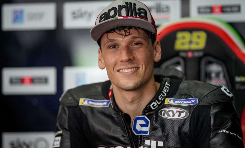 Aprilia's reserve rider,Lorenzo Savadori,MotoGP