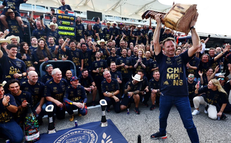 Red Bull celebrates fifth constructors championship win with a video