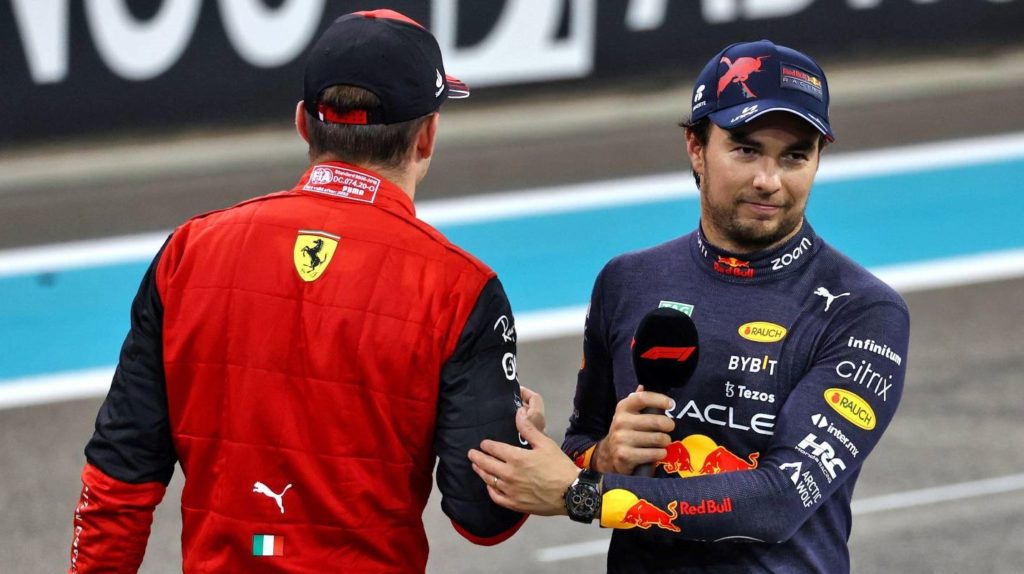 Charles Leclerc,Sergio Perez,P2 in the Drivers' championship,Abu Dhabi