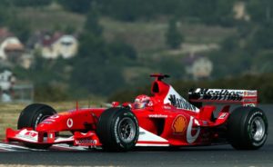 Michael Schumacher's championship winning Ferrari F2003 up for auction