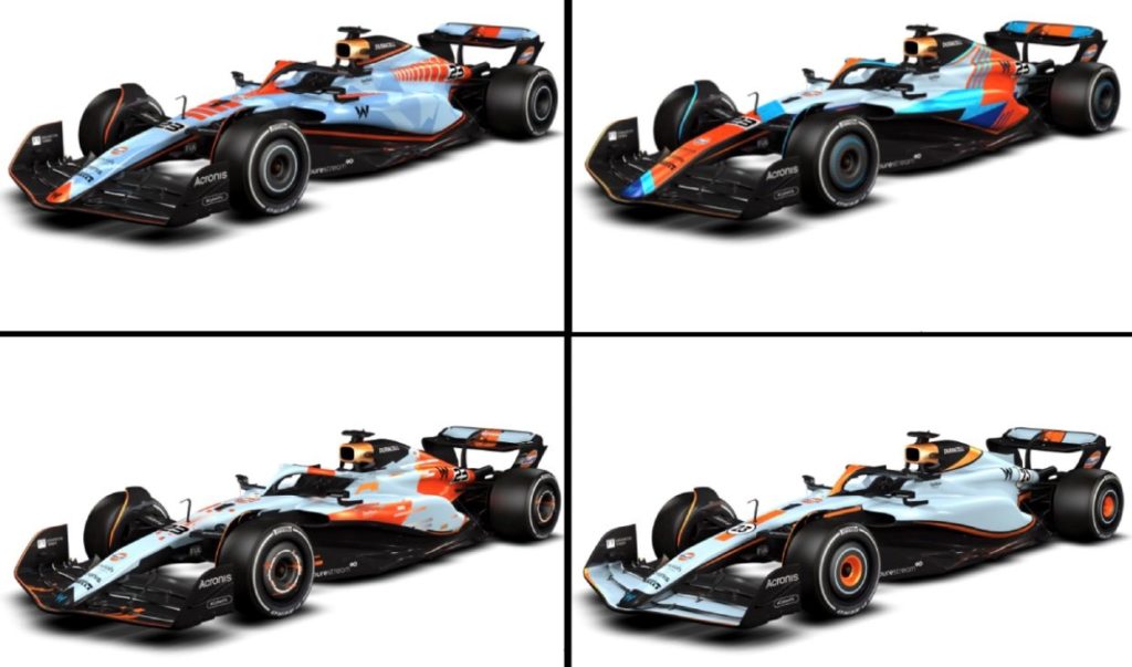 Gulf livery,fans vote