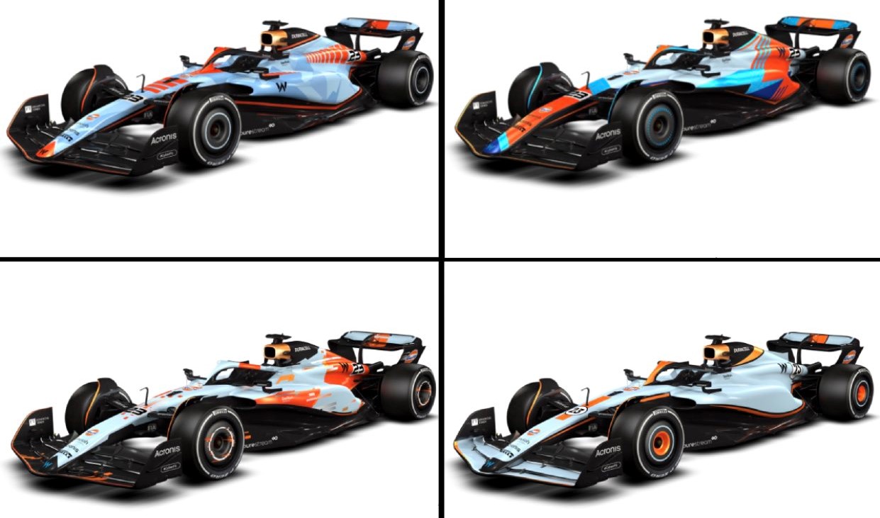 Williams to let fans decide on Gulf livery