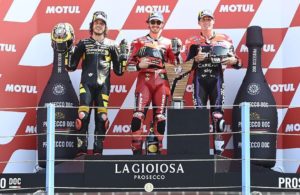 Bagnaia ends Bezzecchi's winning streak after Dutch MotoGP victory