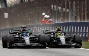 Hamilton reprimands Russell for 'dangerous driving' in qualifying