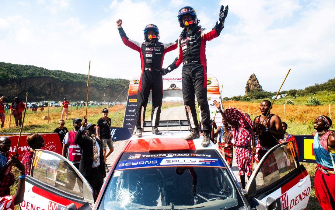 Ogier edges Rovanpera to win Safari Rally Kenya