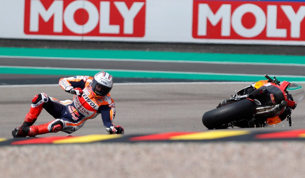 Marquez,crashes,Fabio Quartararo