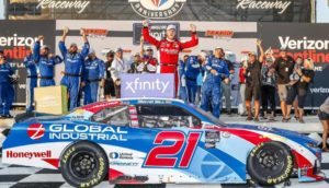 Austin Hill wins chaotic Xfinity Series race at Pocono