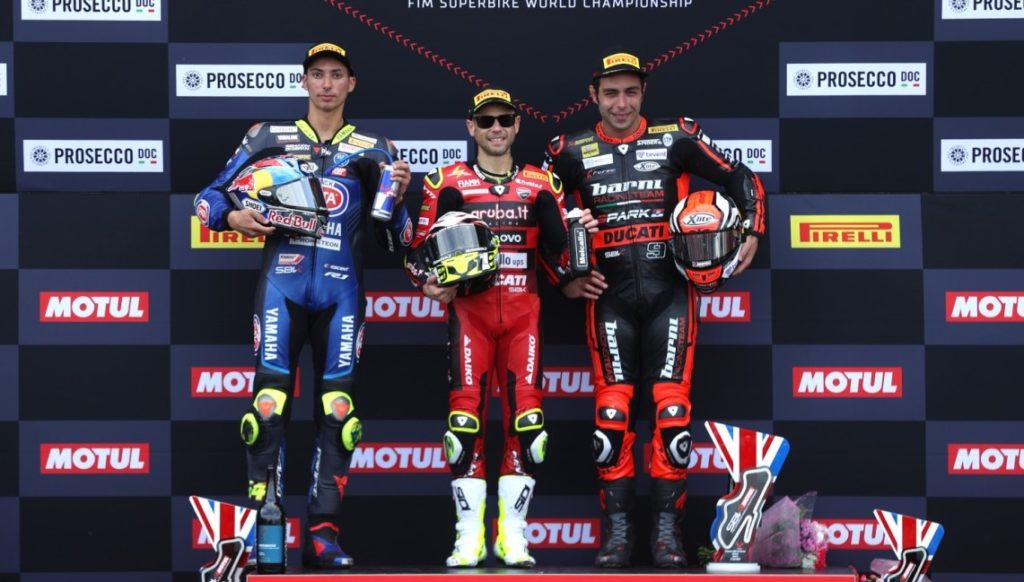 Alvaro Bautista,Donington Park,WorldSBK,Danilo Petrucci,Tom Sykes