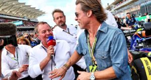 Martin Brundle offered a cameo appearance in Brad Pitt's movie