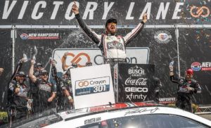 Martin Truex Jr. wins rescheduled Cup race at New Hampshire