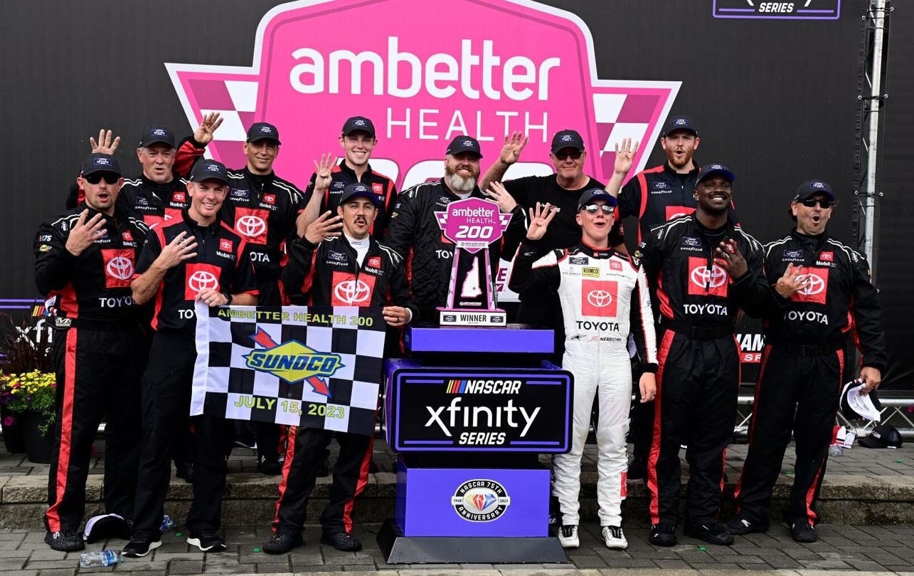 Nemechek wins Xfinity race in New Hampshire