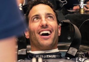 Ricciardo marks his Formula 1 return with AlphaTauri seat fit