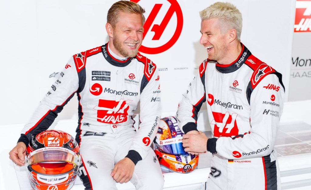 Haas,Kevin Magnussen,Nico Hulkenberg,Magnussen and Hulkenberg