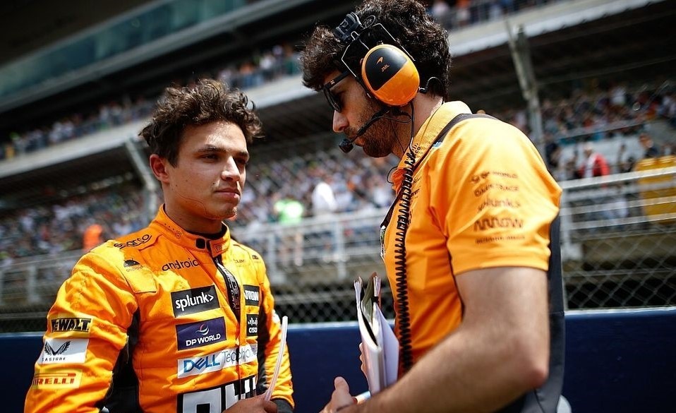Lando Norris' race engineer,McLaren