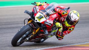 Bautista leads Ducati 1-2-3 in the second practice at Aragon