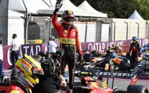 Carlos Sainz edges Verstappen to secure Monza pole