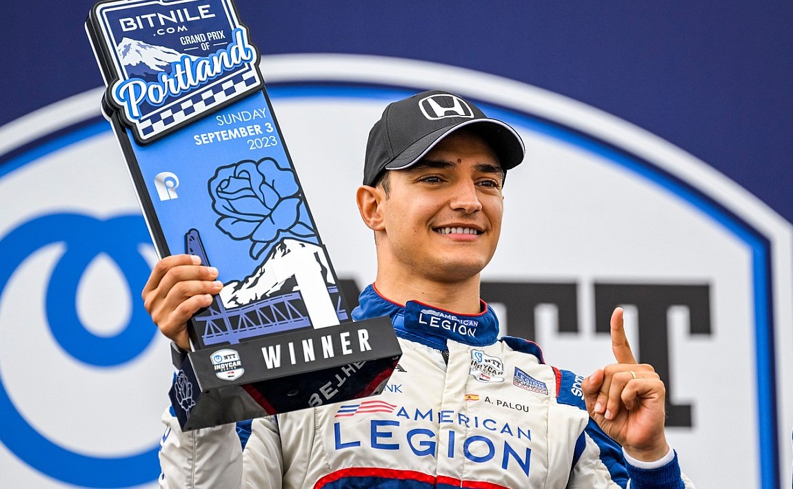 Palou secures IndyCar title after winning Portland Grand