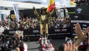 Bautista claims 2023 WorldSBK title after Race 1 win at Jerez