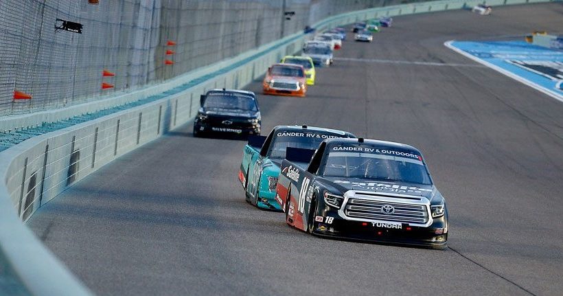 Truck Series,crew member hospitalised