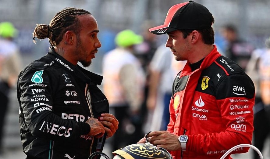 Hamilton,Leclerc,U.S. Grand Prix