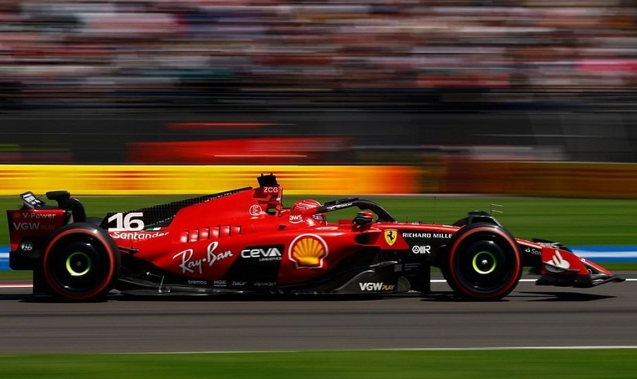 Leclerc,Ferrari,F1 pole,Mexico City Grand Prix
