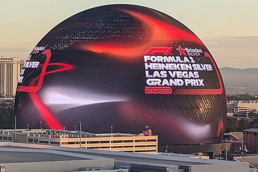 F1 bans three colours on Las Vegas Sphere after distraction concerns