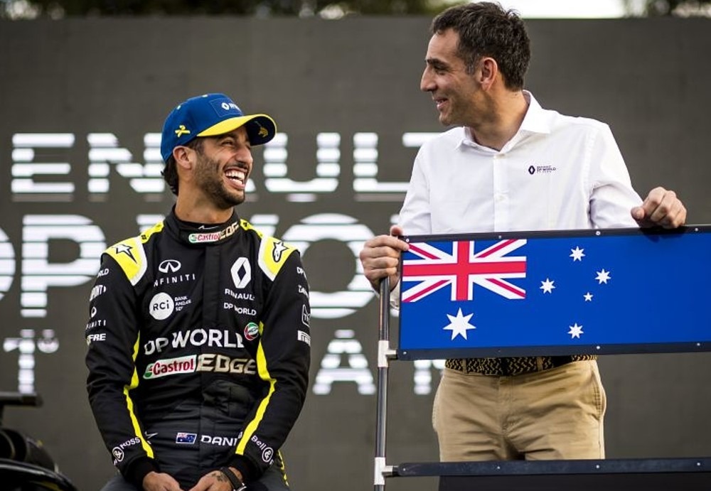 Renault,Daniel Ricciardo,Cyril Abiteboul