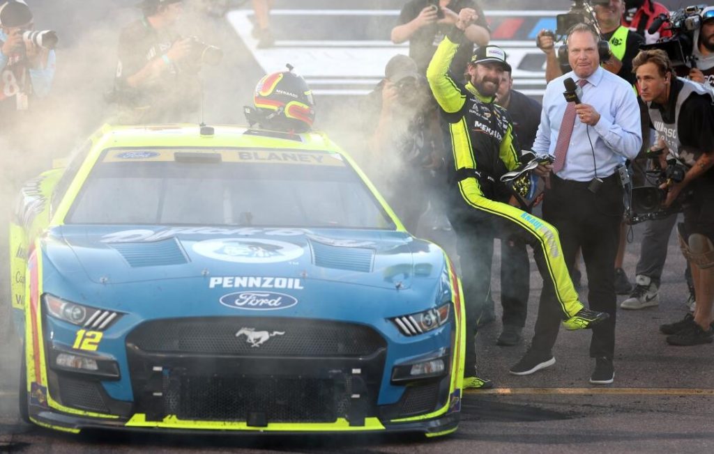 Ryan Blaney,NASCAR Cup Series,Ross Chastain,Phoenix Raceway