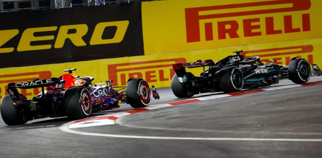 Verstappen and Russell,Las Vegas Grand Prix,George Russell