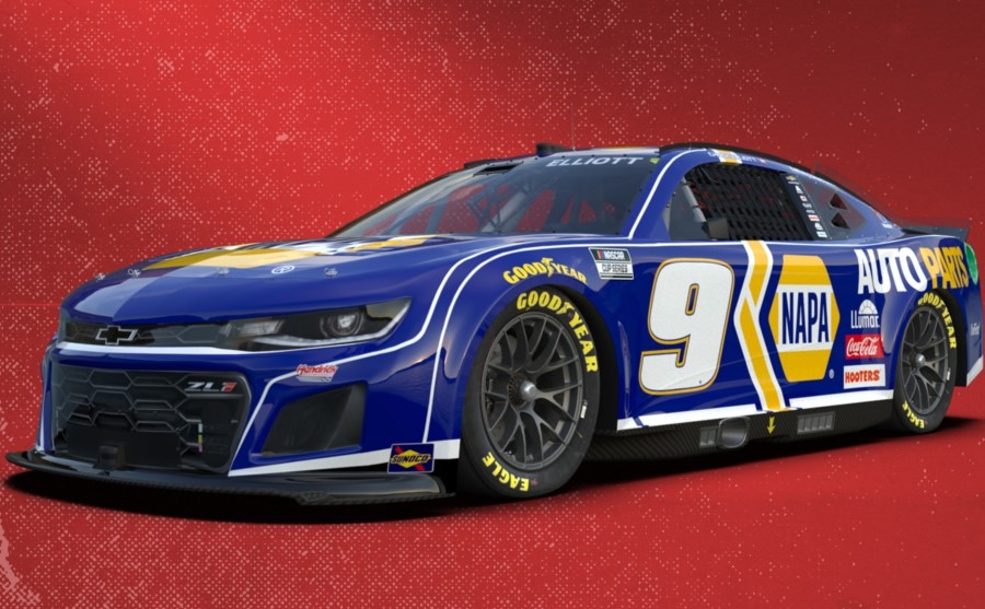 Hendrick Motorsports reveals new NAPA color scheme for Chase Elliott