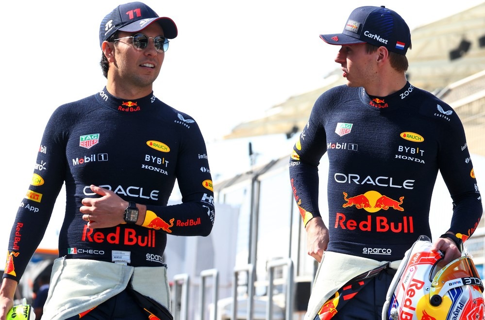Sergio Perez,Max Verstappen