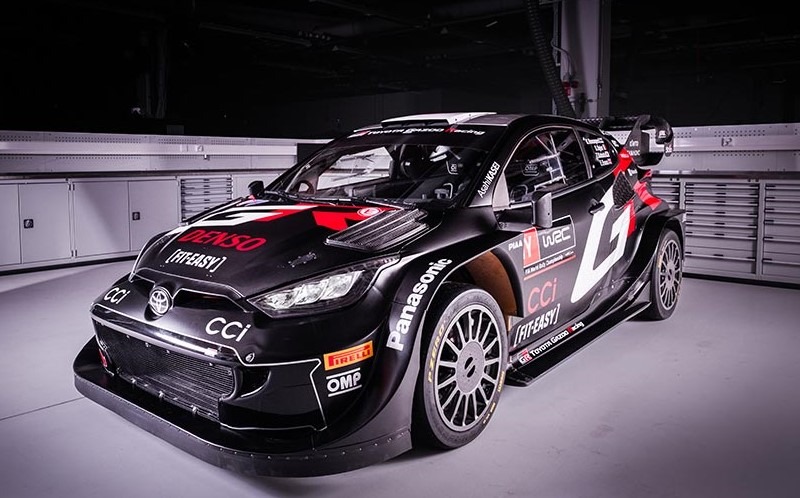 Toyota reveals black GR Yaris Rally 1 livery for 2024 WRC