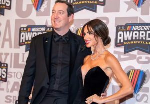 Kyle Busch and wife Samantha celebrate anniversary at a dirt track