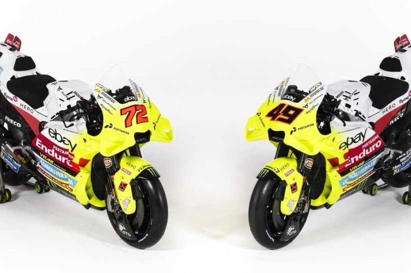 VR46 Ducati reveals brand-new livery and sponsors for 2024 MotoGP