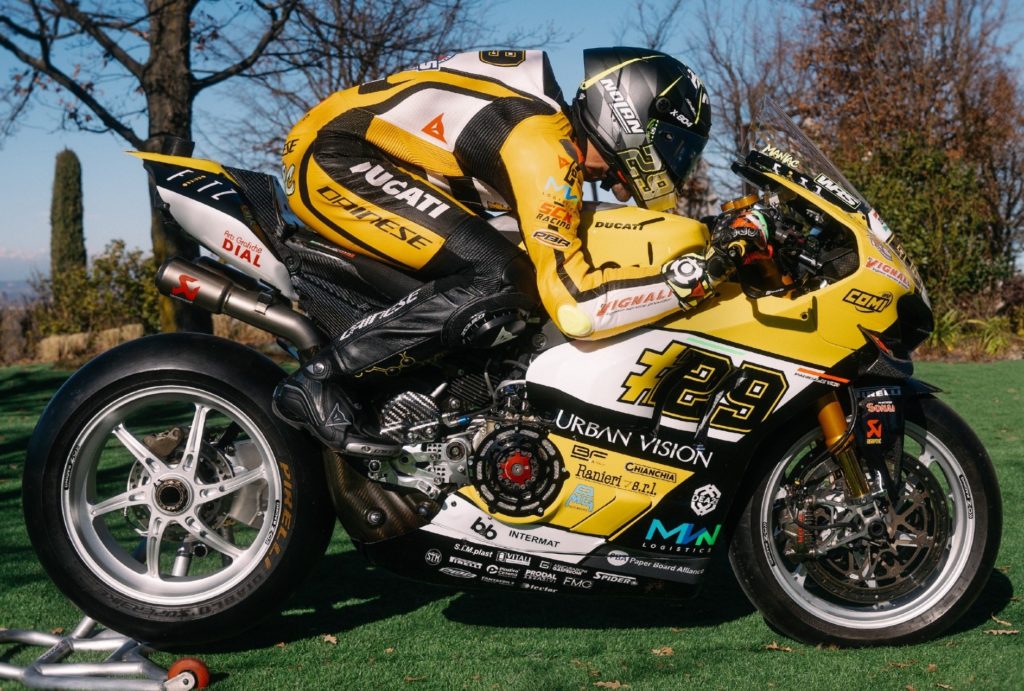 Andrea Iannone unveils GoEleven Ducati livery for 2024 WorldSBK