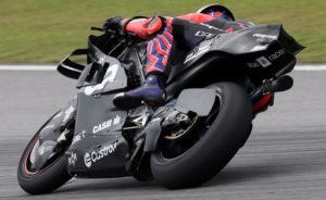 Aprilia causes a stir at Sepang with unconventional blown diffuser