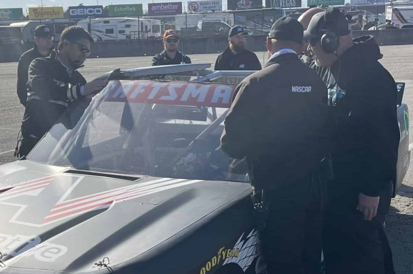 Currey loses roof in NASCAR Craftsman Truck Series race at Atlanta
