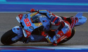 Marc Marquez suffers first Ducati crash at the Qatar pre-season test