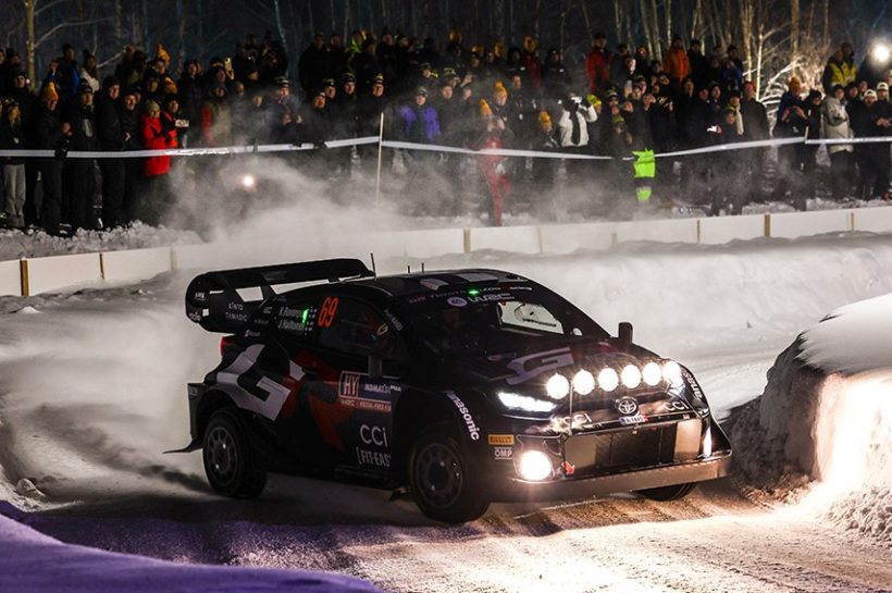 Rovanpera marks his WRC return with Rally Sweden opening stage win